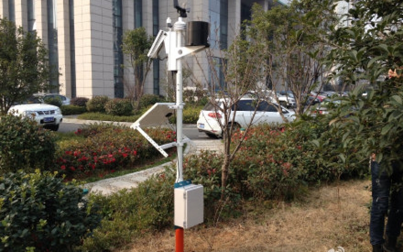 绍兴市科技信息研究院4套无线自动气象站安装完毕